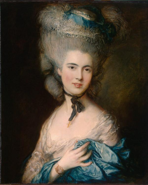 Thomas Gainsborough Woman in Blue (mk08) oil painting picture